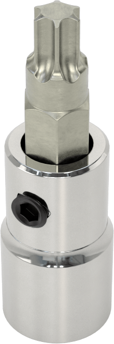 Torx Uç Soketi, 1/4" Kare Tahrik, T27 Boyutu, 1-1/2" Uzunluk