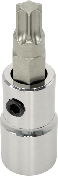 Torx Uç Soketi, 1/4" Kare Tahrik, T30 Boyutu, 1-1/2" Uzunluk