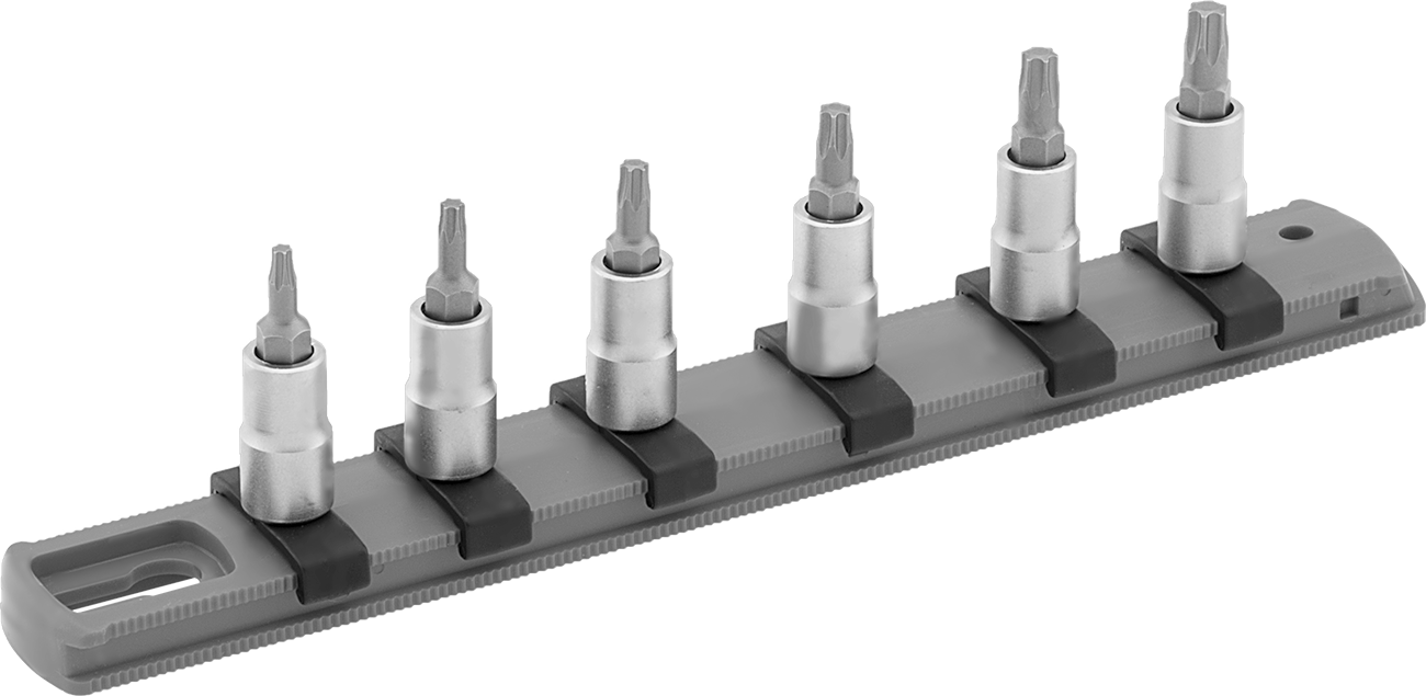 6 Parça Torx Uçlu Soket Seti, 1/4" Kare Tahrik