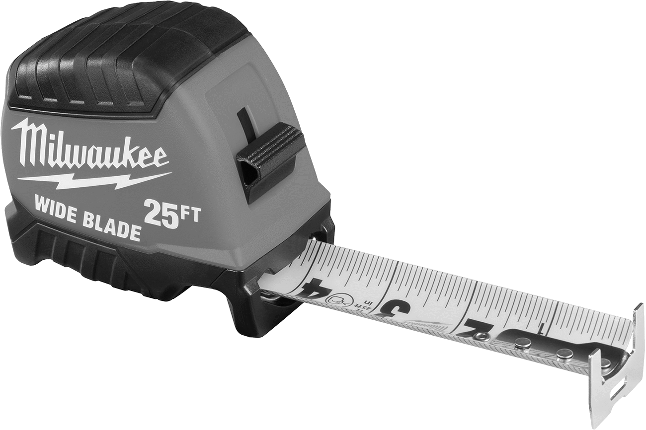 Milwaukee Geniş Bıçaklı Şerit Metre, Çift Kanca Uçlu, 25 Fit Uzunluk, Model Numarası 48-22-1225