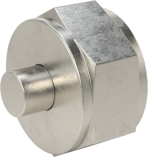 Hassas AN 37 Derece Genişletilmiş Bağlantı Parçası, 1" Dış Çaplı Paslanmaz Çelik Boru için 316 Paslanmaz Çelik Kapak