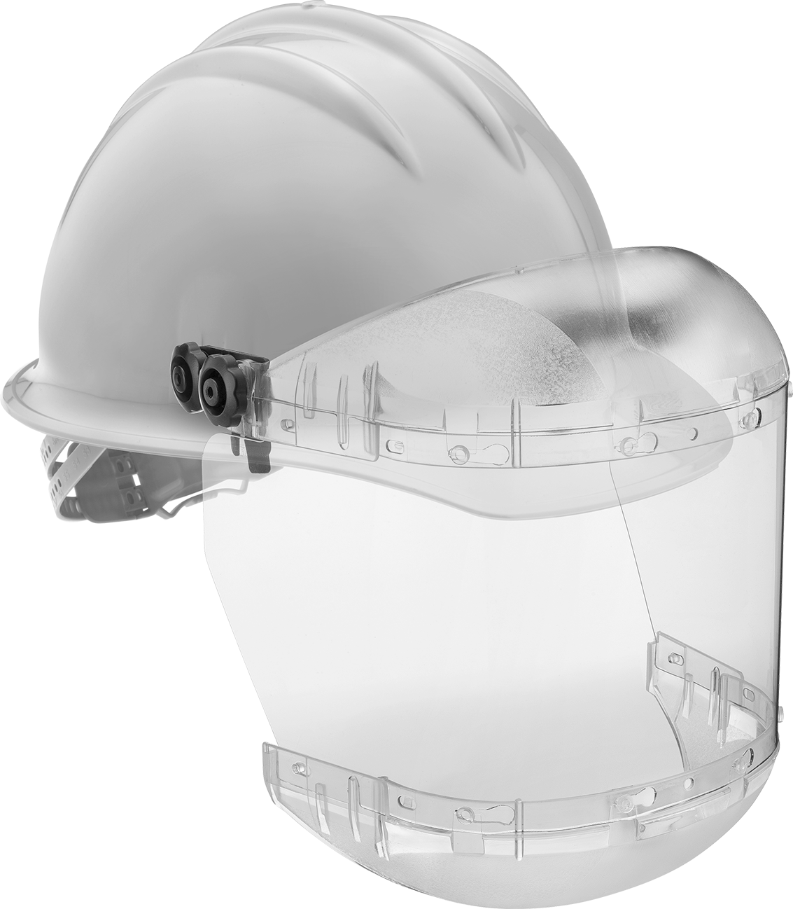 Solid Lens with Chin Guard (Hard Hat Sold Separately)