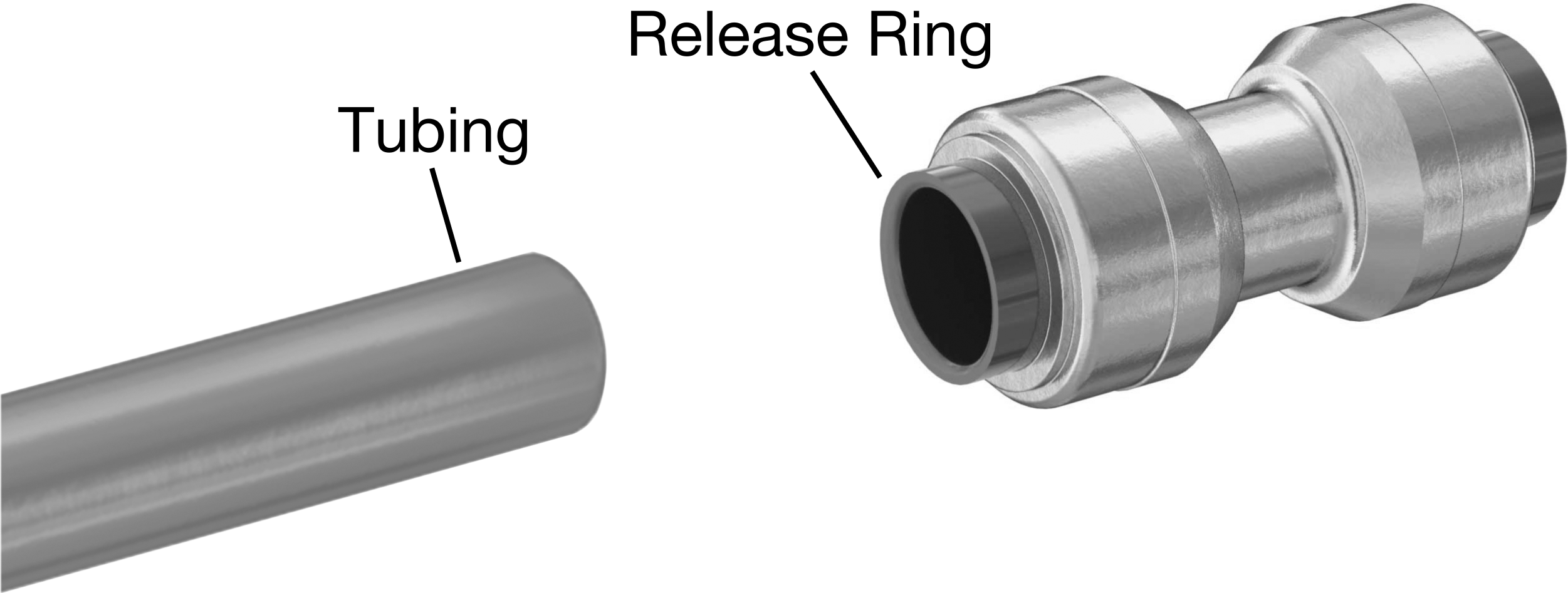 Pirinç Push-to-Connect Bağlantı Elemanı, Düz Adaptör, 1 Bakır Boru Boyutu x 3/4 NPT Erkek