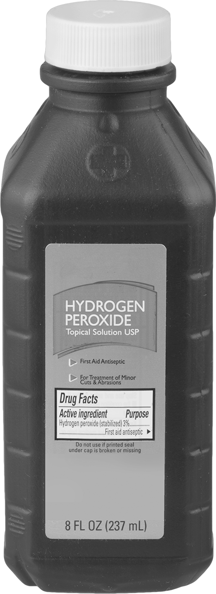 Hidrojen Peroksit Antiseptik, 8 FL oz Şişe