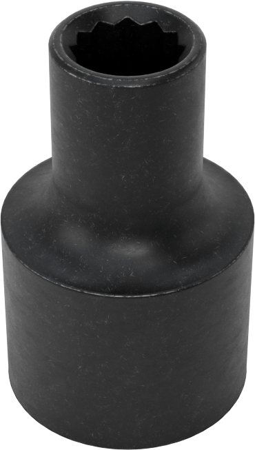 12 Uçlu Standart Lokma Anahtarı, Siyah Oksit, 3/8" Kare Tahrik, 1/4" Boyut