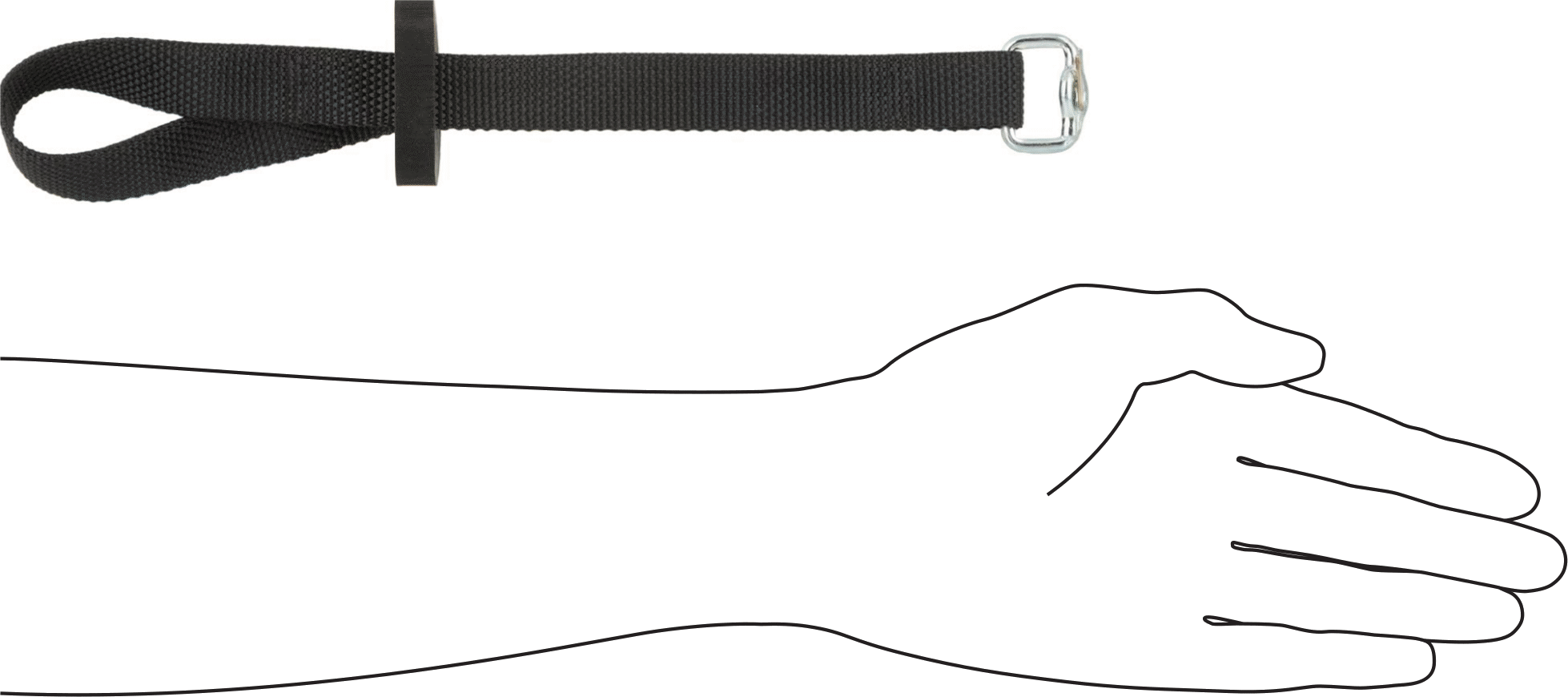 Hortum Kırbaç Kontrolü, Halkalı Uç x Cıvata Ucu, 3/4“ ila 1-1/2” Hortum İç Çapı için