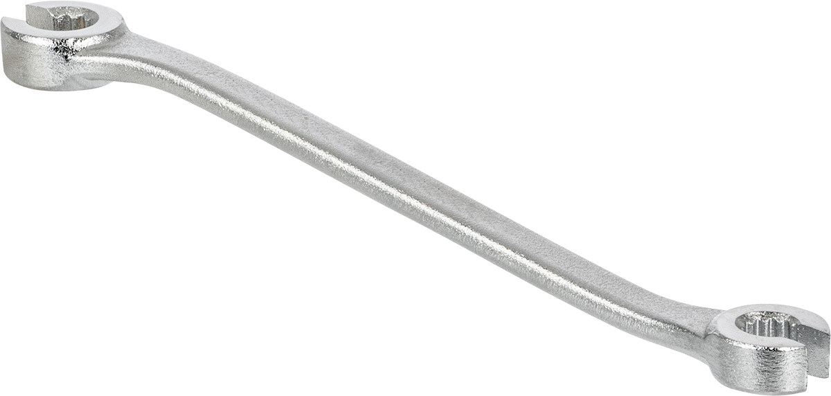 Sure-Grip Açık Uçlu Anahtar, 12-Uçlu Açıklıklar, 7 mm x 8 mm Boyut, 5-3/4" Toplam Uzunluk