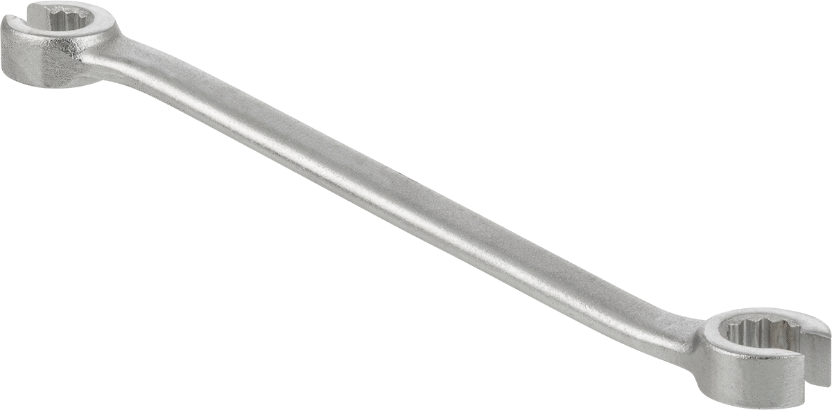 Sure-Grip Açık Uçlu Anahtar, 12-Uçlu Açıklıklar, 10 mm x 12 mm Boyut, 7" Toplam Uzunluk