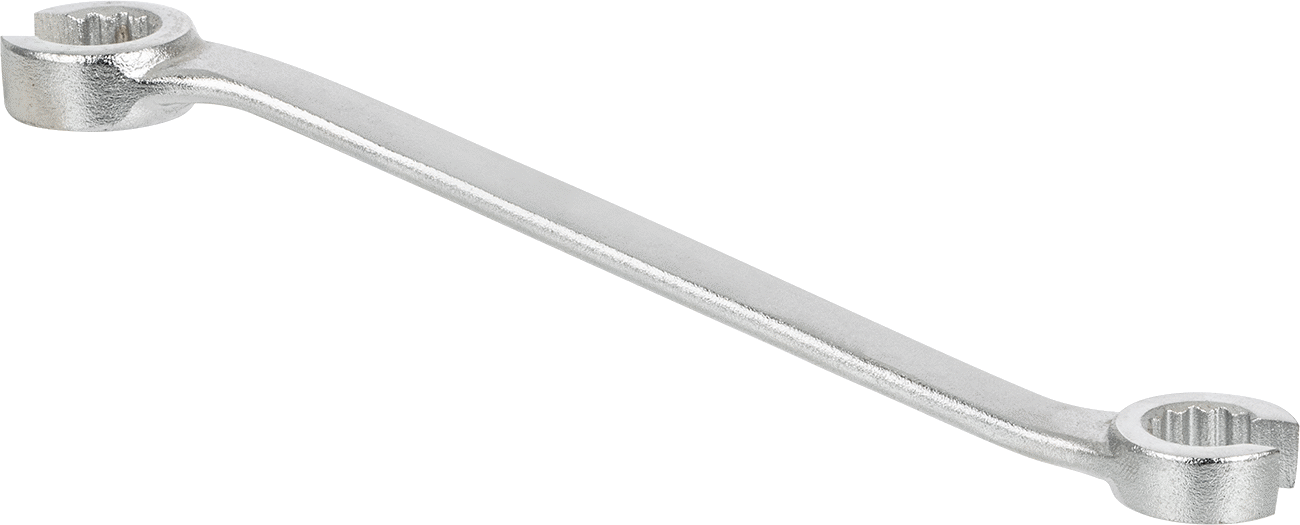 Sure-Grip Açık Uçlu Anahtar, 12-Uçlu Açıklıklar, 13 mm x 14 mm Boyut, 7-5/8" Toplam Uzunluk