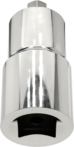 Altıgen Uçlu Soket, Stubby, 1/4" Kare Tahrik, 9/64" Tahrik Boyutu