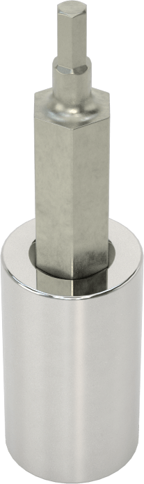 Altıgen Uçlu Soket, 1/4" Kare Tahrik, 3/32" Tahrik Boyutu