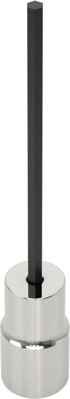 Altıgen Uçlu Soket, Uzatılmış Menzil, 1/4" Kare Tahrik, 3/32" Tahrik Boyutu, 3" Uzunluk