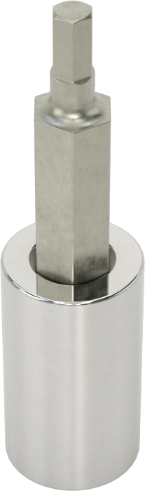 Altıgen Uçlu Soket, 1/4" Kare Tahrik, 1/8" Tahrik Boyutu