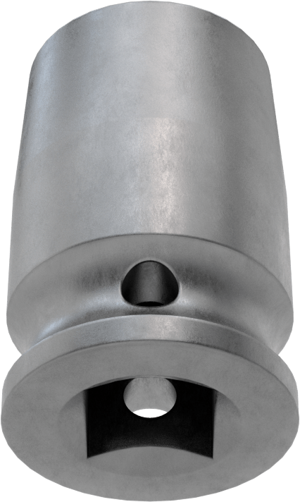Sürekli Çalışma 6 Noktalı Soket, Bağlantı Elemanı Tutucu, Standart, 3/8" Kare Tahrik, 1/2" Tahrik Boyutu