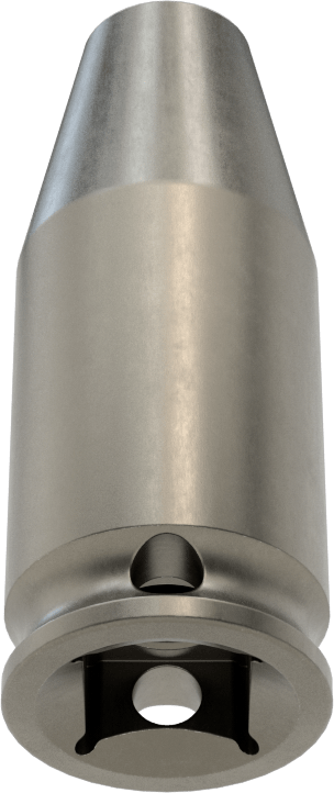 Sürekli Çalışma 6 Noktalı Soket, 3/8" Kare Tahrik, 1/4" Tahrik Boyutu