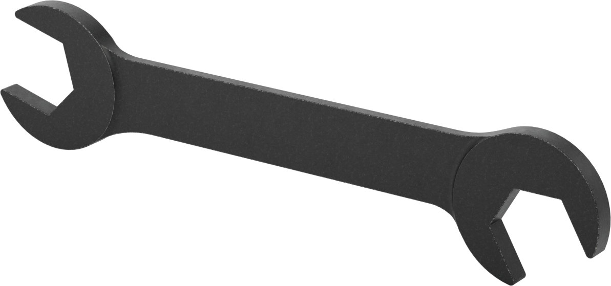 60 Derece Açılı Açık Uçlu Anahtar, Siyah Oksit Kaplamalı, 1-1/2“ X1-1/2” Boyut, 12-1/2" Toplam Uzunluk