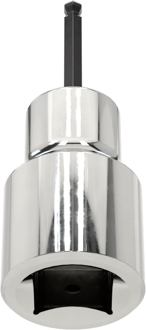 Bilyalı Uçlu Altıgen Uç Soketi, 3/8" Kare Tahrik, 3/32" Tahrik Boyutu