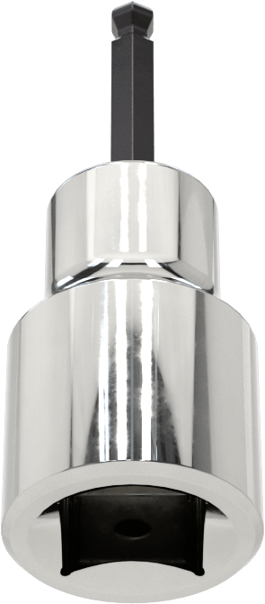 Bilyalı Uçlu Altıgen Uç Soketi, 3/8" Kare Tahrik, 1/8" Tahrik Boyutu