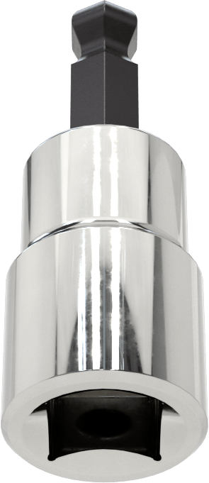 Bilyalı Uçlu Altıgen Uç Soketi, 3/8" Kare Tahrik, 1/4" Tahrik Boyutu