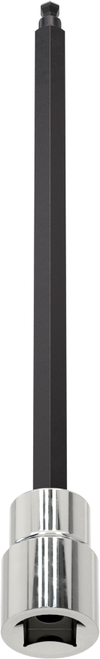 Bilyalı Uçlu Altıgen Uç Soketi, 3/8" Kare Tahrik, 5/32" Boyut, 6-1/8" Uzunluk