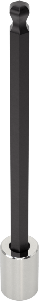 Bilyalı Uçlu Altıgen Uç Soketi, 3/8" Kare Tahrik, 5/16" Boyut, 6-1/8" Uzunluk