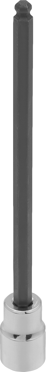 Bilyalı Uçlu Altıgen Uç Soketi, 3/8" Kare Tahrik, 7/32" Boyut, 6-1/8" Uzunluk