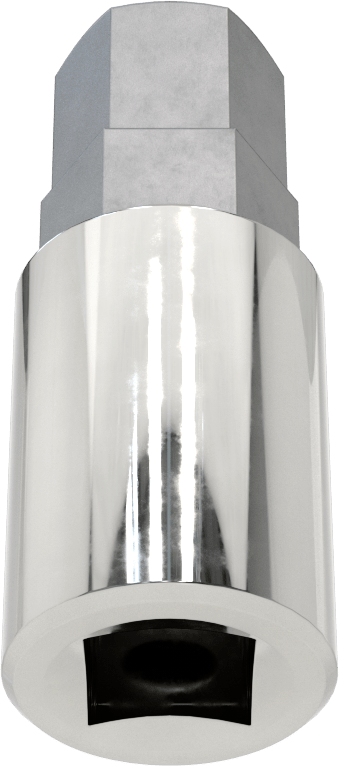Altıgen Uçlu Soket, Stubby, 1/2" Kare Tahrik, 11/16" Tahrik Boyutu