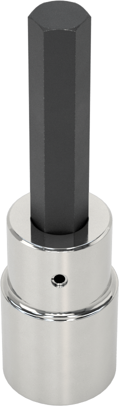 Altıgen Uçlu Soket, 1/2" Kare Tahrik Boyutu, 3/8" Tahrik Boyutu