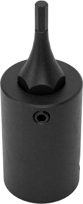 Darbe Altıgen Uçlu Soket, 3/8" Kare Tahrik, 2,5 mm Tahrik Boyutu