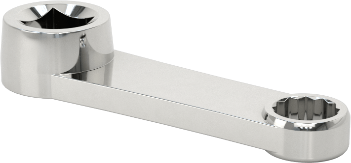 Kutu Ucu Anahtar Başlığı, 3/8" Kare Tahrik, 3/8" Tahrik Boyutu