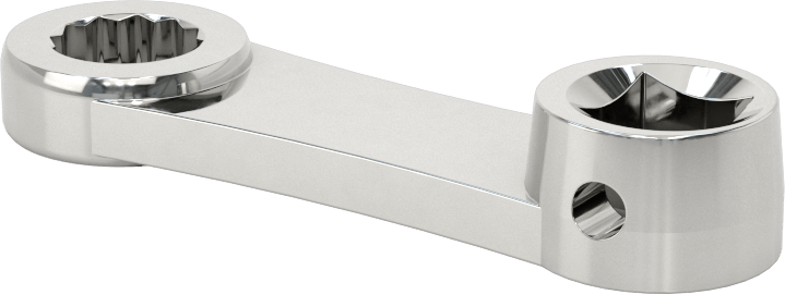 Kutu Ucu Anahtar Başlığı, 3/8" Kare Tahrik, 7/16" Tahrik Boyutu