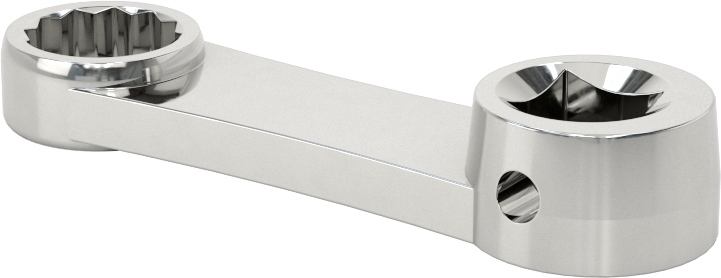Kutu Ucu Anahtar Başlığı, 3/8" Kare Tahrik, 1/2" Tahrik Boyutu