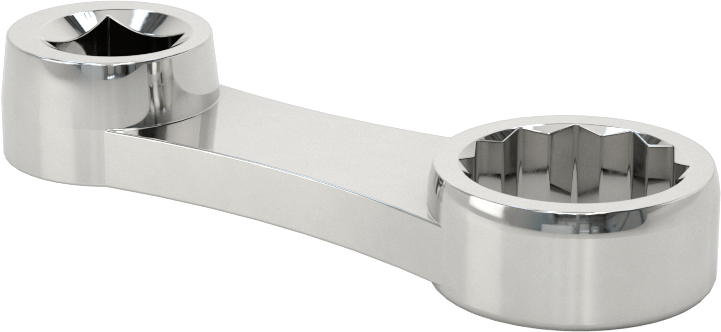 Kutu Ucu Anahtar Başlığı, 3/8" Kare Tahrik, 11/16" Tahrik Boyutu