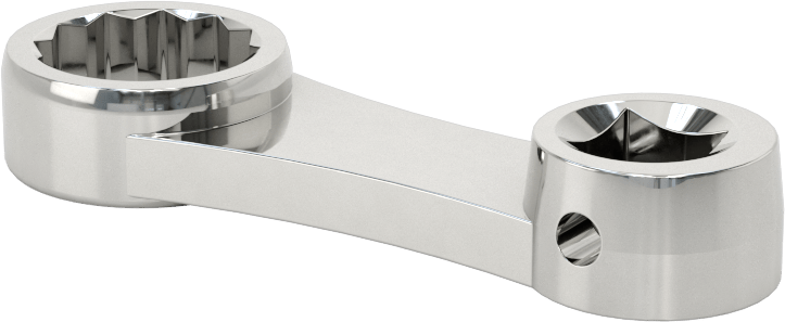 Kutu Ucu Anahtar Başlığı, 3/8" Kare Tahrik, 11/16" Tahrik Boyutu