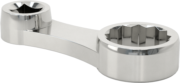 Kutu Ucu Anahtar Başlığı, 3/8" Kare Tahrik, 13/16 inç Tahrik Boyutu