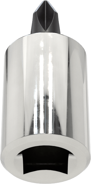 Uç Soketi, Phillips Ucu için, Stubby, 1/4" Kare Tahrik, 1 Numaralı Tahrik