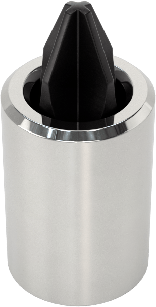 Uç Soketi, Phillips Ucu için, Stubby, 1/4" Kare Tahrik, 2 Numaralı Tahrik