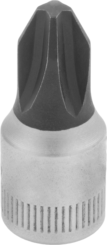 Uç Soketi, Phillips Ucu için, Stubby, 1/4" Kare Tahrik, 3 Numara Tahrik