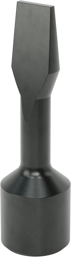 Uç Soketi, Yarık, 1/2" Kare Tahrik, 1/2" Tahrik Boyutu, 3-3/16" Toplam Uzunluk