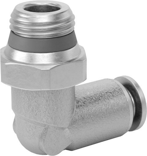 Hava ve Su için Bas-Bağlan Boru Bağlantı Parçası, Yüksek Sıcaklık, Dirsek adaptörü, 4 mm Boru Dış Çapı, 1/8 Boru Boyutu Erkek