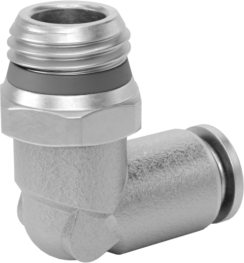 Hava ve Su için Bas-Bağlan Boru Bağlantı Parçası, Yüksek Sıcaklık, Dirsek adaptörü, 6 mm Boru Dış Çapı, 1/4 Boru Boyutu Erkek