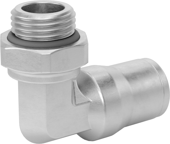 Hava ve Su için Bas-Bağlan Boru Bağlantı Parçası, Yüksek Sıcaklık, Dirsek adaptörü, 6 mm Boru Dış Çapı x 1/8 BSPP Erkek