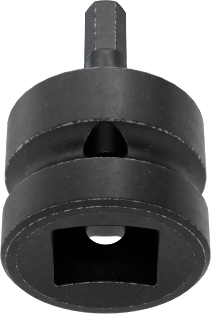 Darbe Altıgen Uçlu Soket, Stubby, 1/2" Kare Tahrik, 5 mm Tahrik Boyutu