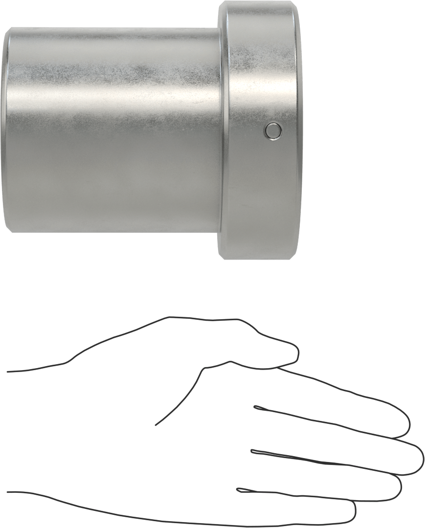 Anahtar Soketi, 4-Pin, 3/4" Tahrik, 3-7/8" Boyut, 5 inç Uzunluk, 2,933 inç - 12 Somun için