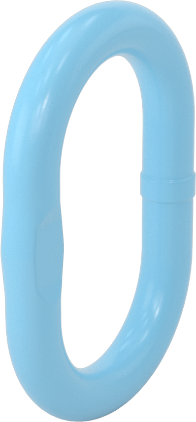 Oblong Chain Ring - for Lifting, for Grade 120 Chain, 1/2 Trade Size (1 Chain)