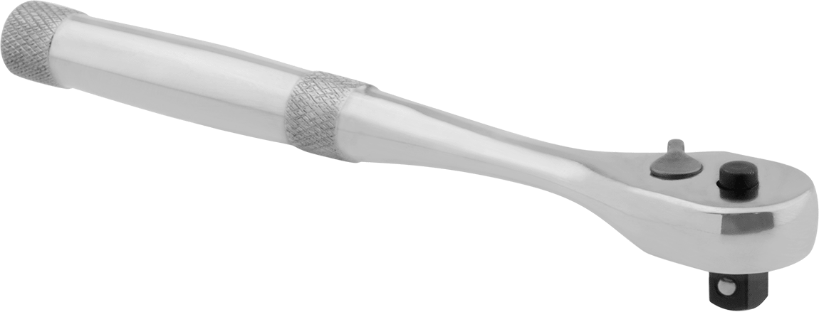 Hızlı Açılır Cırcır Anahtarı, Sızdırmaz Başlı, 1/4" Kare Tahrik, 5-3/4" Toplam Uzunluk