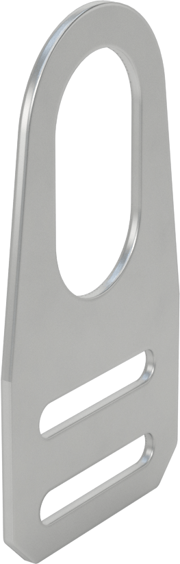 Sensör ve Anahtar Montaj Braketi, 22 mm Dış Çap için, 304 Paslanmaz Çelik, 45 mm x 83 mm