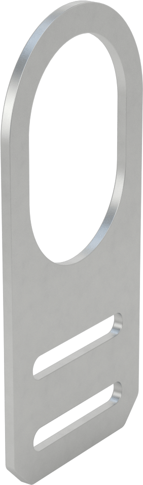 Sensör ve Anahtar Montaj Braketi, 47 mm Dış Çap için, 304 Paslanmaz Çelik, 63 mm x 135 mm