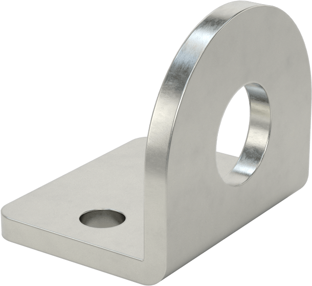 Sensör ve Anahtar Montaj Braketi, 12 mm Dış Çap için, 304 Paslanmaz Çelik, 32 mm x 25 mm x 29 mm