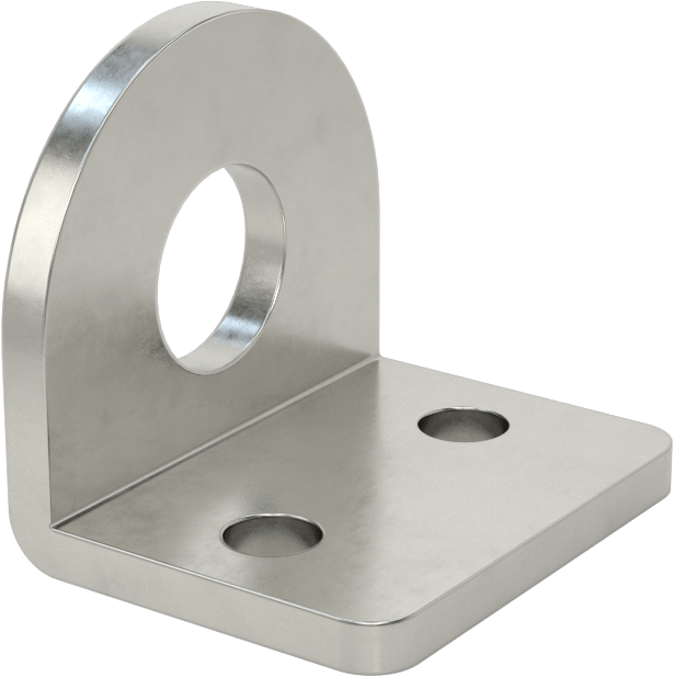 Sensör ve Anahtar Montaj Braketi, 12 mm Dış Çap için, 304 Paslanmaz Çelik, 32 mm x 25 mm x 29 mm